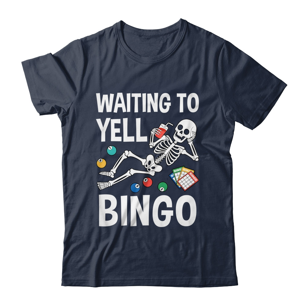 Waiting To Yell Bingo Lover Bingo Player Funny Enthusiasts Shirt & Tank Top | siriusteestore