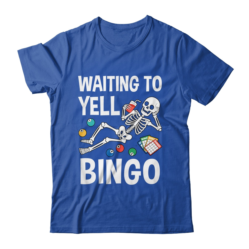 Waiting To Yell Bingo Lover Bingo Player Funny Enthusiasts Shirt & Tank Top | siriusteestore