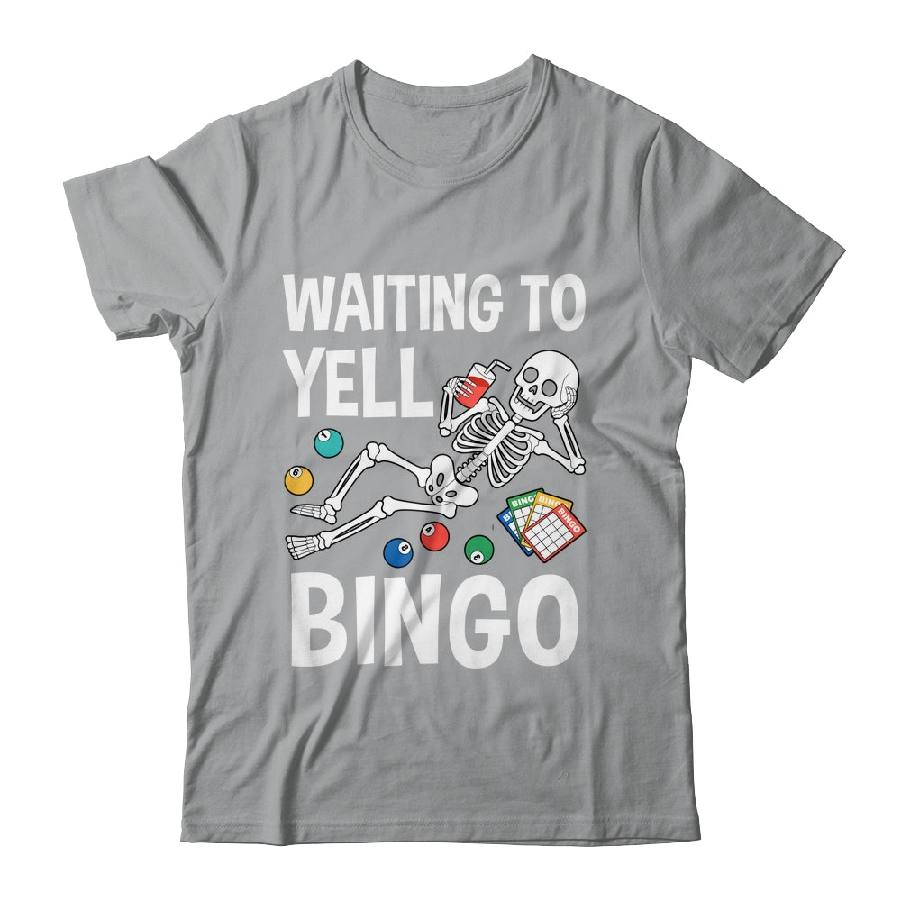 Waiting To Yell Bingo Lover Bingo Player Funny Enthusiasts Shirt & Tank Top | siriusteestore