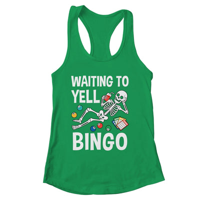Waiting To Yell Bingo Lover Bingo Player Funny Enthusiasts Shirt & Tank Top | siriusteestore