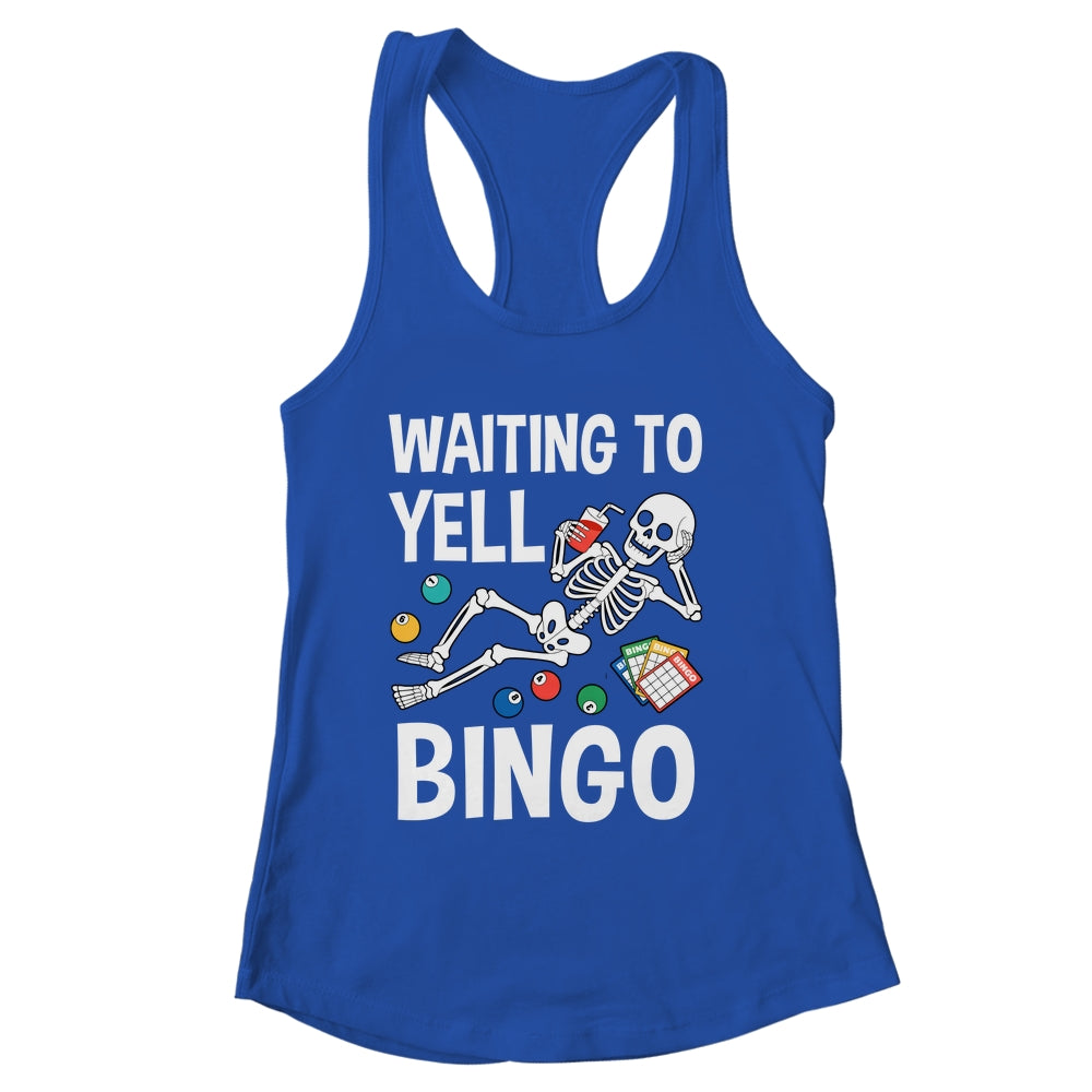 Waiting To Yell Bingo Lover Bingo Player Funny Enthusiasts Shirt & Tank Top | siriusteestore