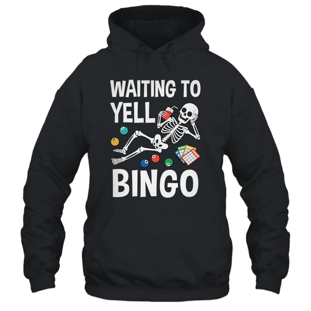 Waiting To Yell Bingo Lover Bingo Player Funny Enthusiasts Shirt & Tank Top | siriusteestore