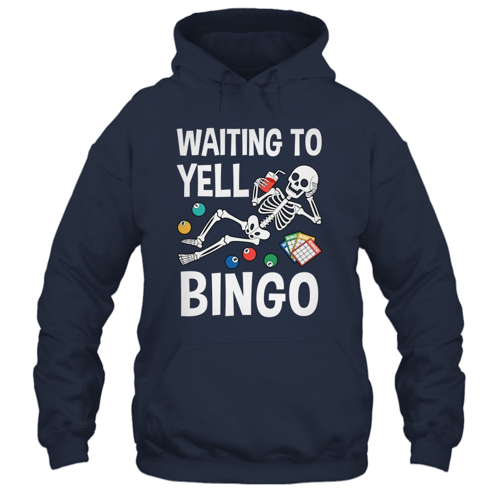 Waiting To Yell Bingo Lover Bingo Player Funny Enthusiasts Shirt & Tank Top | siriusteestore