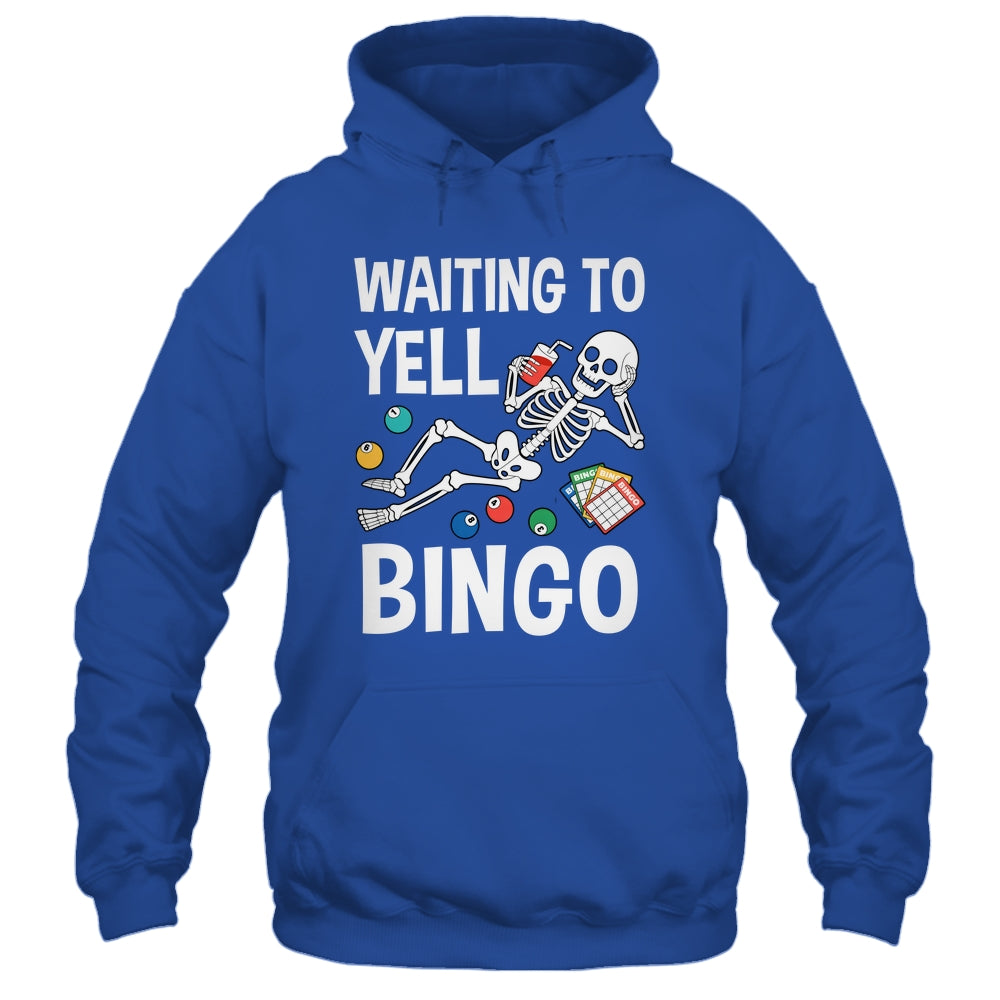 Waiting To Yell Bingo Lover Bingo Player Funny Enthusiasts Shirt & Tank Top | siriusteestore