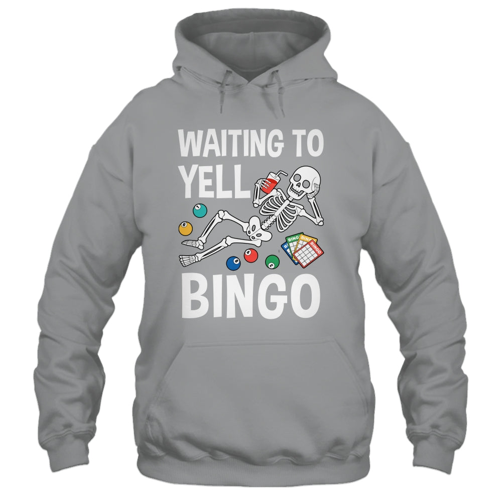 Waiting To Yell Bingo Lover Bingo Player Funny Enthusiasts Shirt & Tank Top | siriusteestore