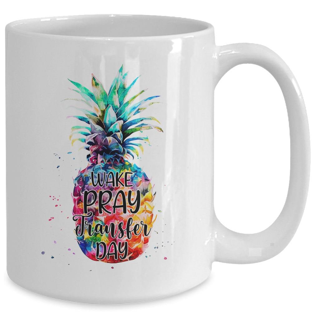 Wake Pray Transfer Day IVF Awareness Baby Infertility Mug | siriusteestore