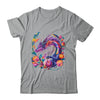 Watercolor Dragon Flowers Beautiful Art Colorful Graphic Shirt & Hoodie | siriusteestore