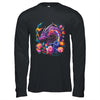 Watercolor Dragon Flowers Beautiful Art Colorful Graphic Shirt & Hoodie | siriusteestore