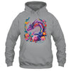 Watercolor Dragon Flowers Beautiful Art Colorful Graphic Shirt & Hoodie | siriusteestore
