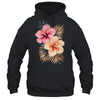 Watercolor Tropical Hibiscus Flowers Floral Summer Women Shirt & Tank Top | siriusteestore