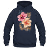 Watercolor Tropical Hibiscus Flowers Floral Summer Women Shirt & Tank Top | siriusteestore