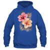 Watercolor Tropical Hibiscus Flowers Floral Summer Women Shirt & Tank Top | siriusteestore