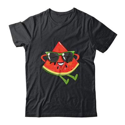 Watermelon Summer Melon With Sunglasses Funny Watermelon Shirt & Tank Top | siriusteestore
