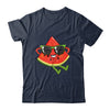 Watermelon Summer Melon With Sunglasses Funny Watermelon Shirt & Tank Top | siriusteestore