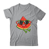 Watermelon Summer Melon With Sunglasses Funny Watermelon Shirt & Tank Top | siriusteestore