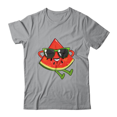 Watermelon Summer Melon With Sunglasses Funny Watermelon Shirt & Tank Top | siriusteestore