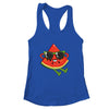 Watermelon Summer Melon With Sunglasses Funny Watermelon Shirt & Tank Top | siriusteestore