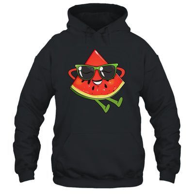 Watermelon Summer Melon With Sunglasses Funny Watermelon Shirt & Tank Top | siriusteestore