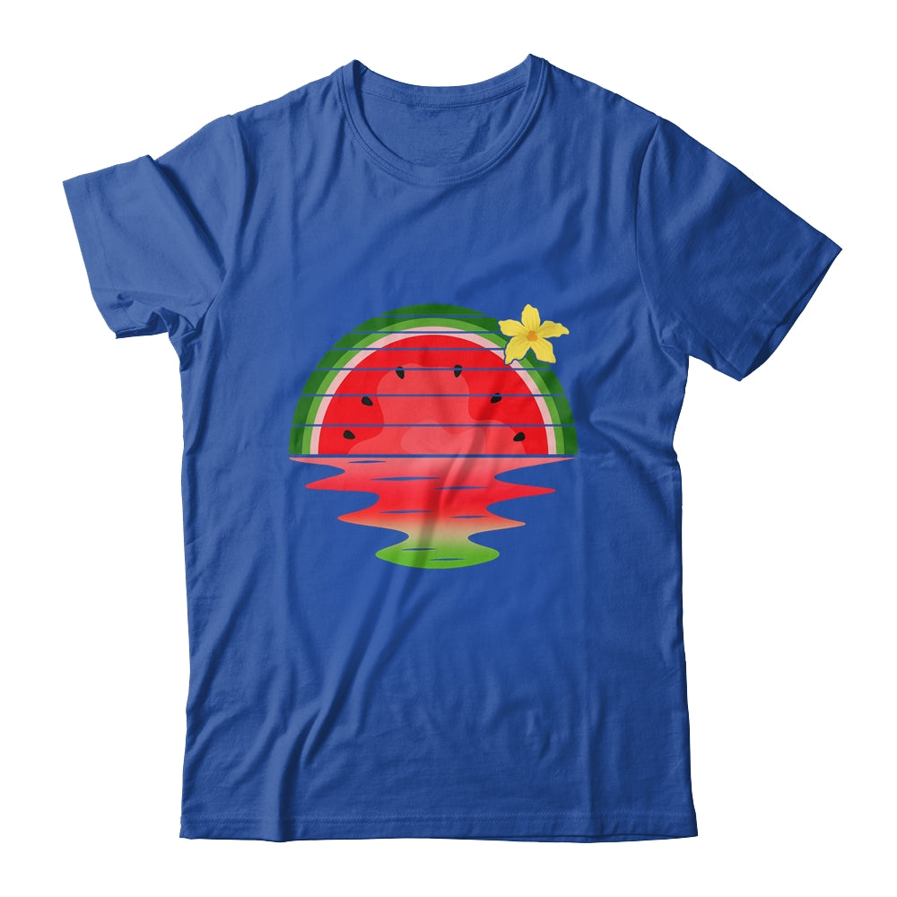 Watermelon Sunset Summer Fruitarian Lover Fruit Slice Seeds Shirt & Tank Top | siriusteestore