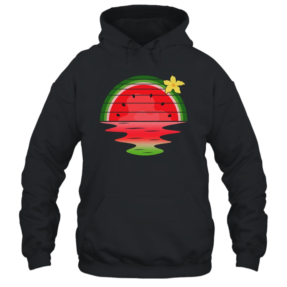 Watermelon Sunset Summer Fruitarian Lover Fruit Slice Seeds Shirt & Tank Top | siriusteestore