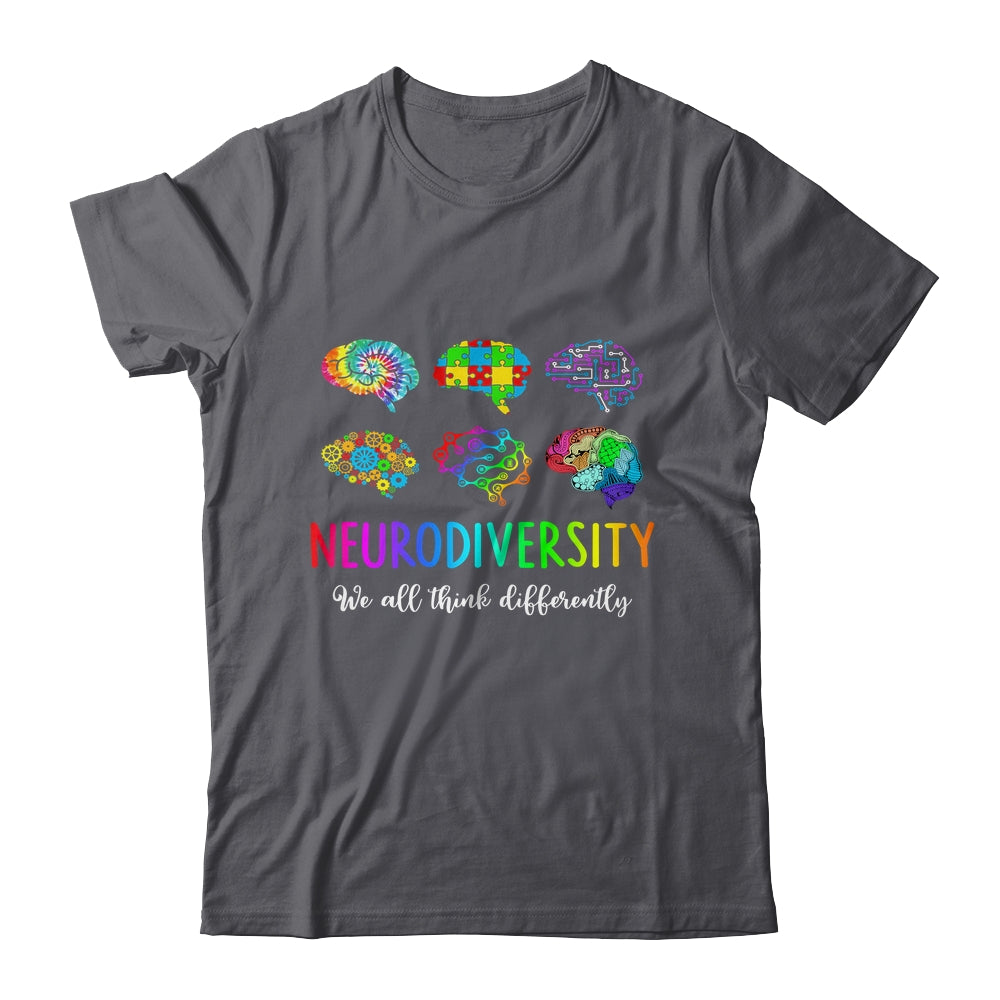 We All Think Differently Neurodiversity Autism Shirt & Hoodie | siriusteestore