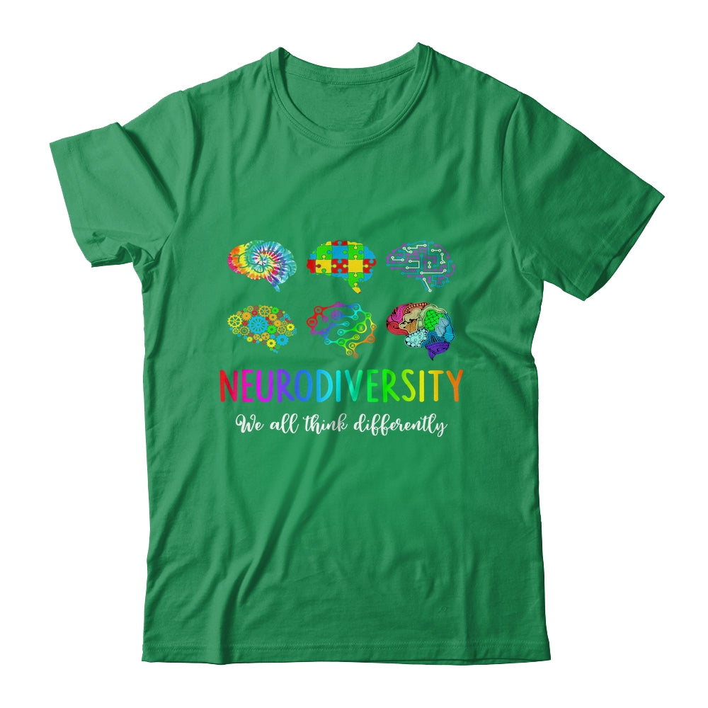 We All Think Differently Neurodiversity Autism Shirt & Hoodie | siriusteestore