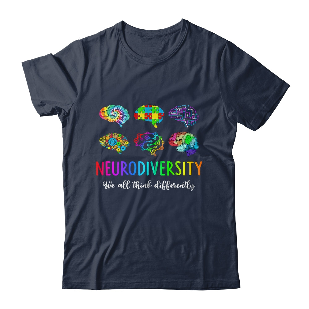 We All Think Differently Neurodiversity Autism Shirt & Hoodie | siriusteestore