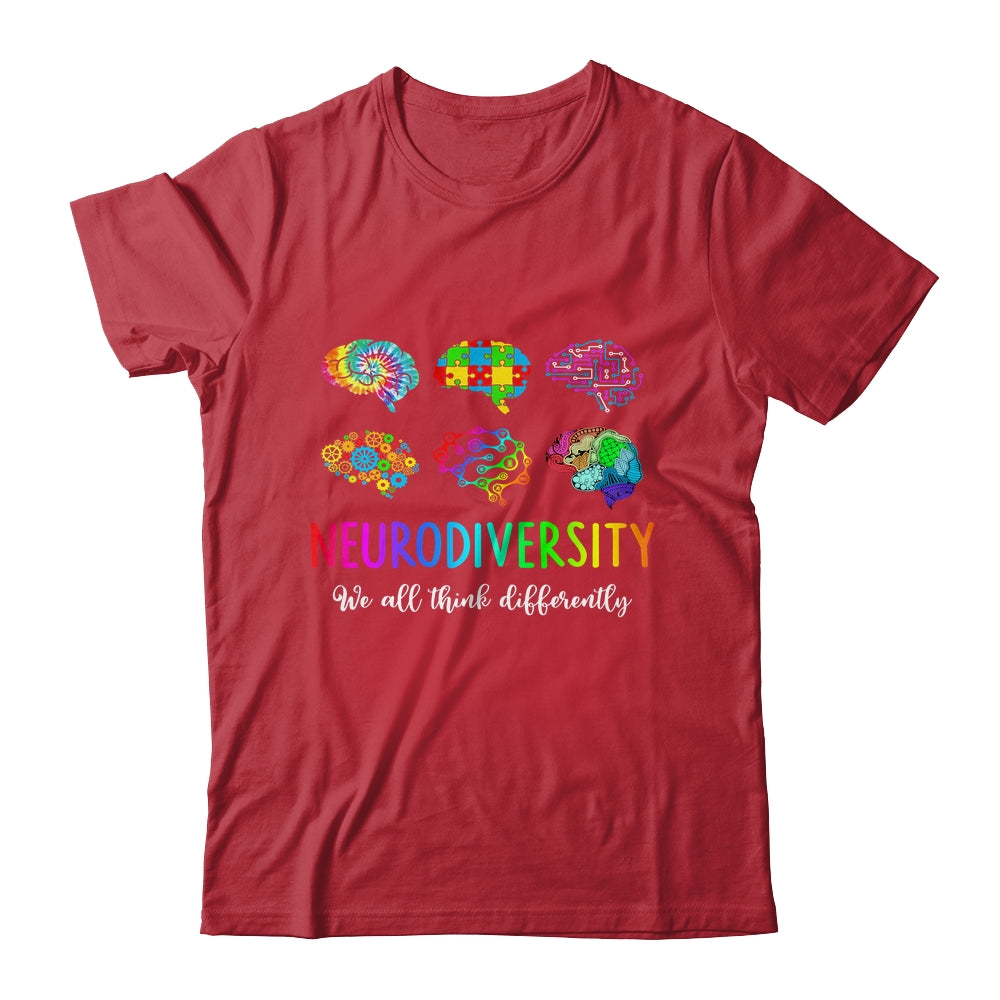 We All Think Differently Neurodiversity Autism Shirt & Hoodie | siriusteestore
