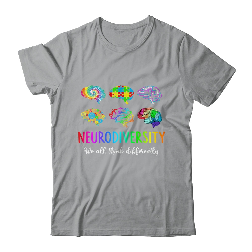 We All Think Differently Neurodiversity Autism Shirt & Hoodie | siriusteestore