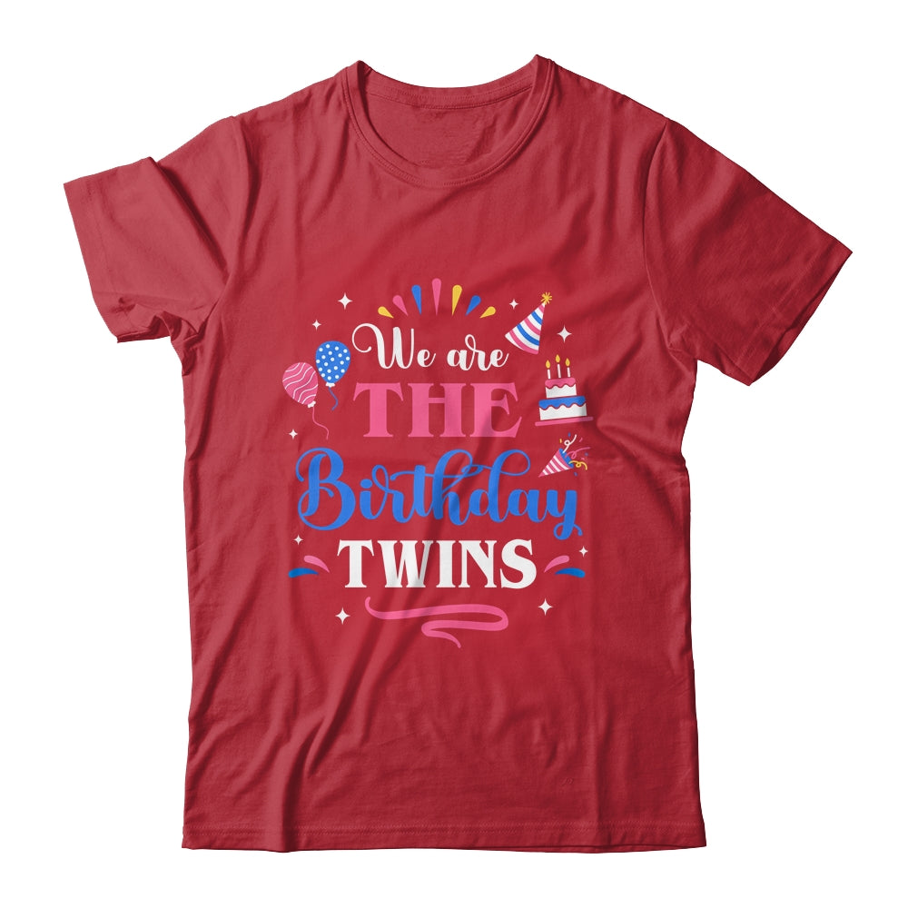 We Are The Birthday Twins Cute Twin Celebrate Matching Shirt & Tank Top | siriusteestore