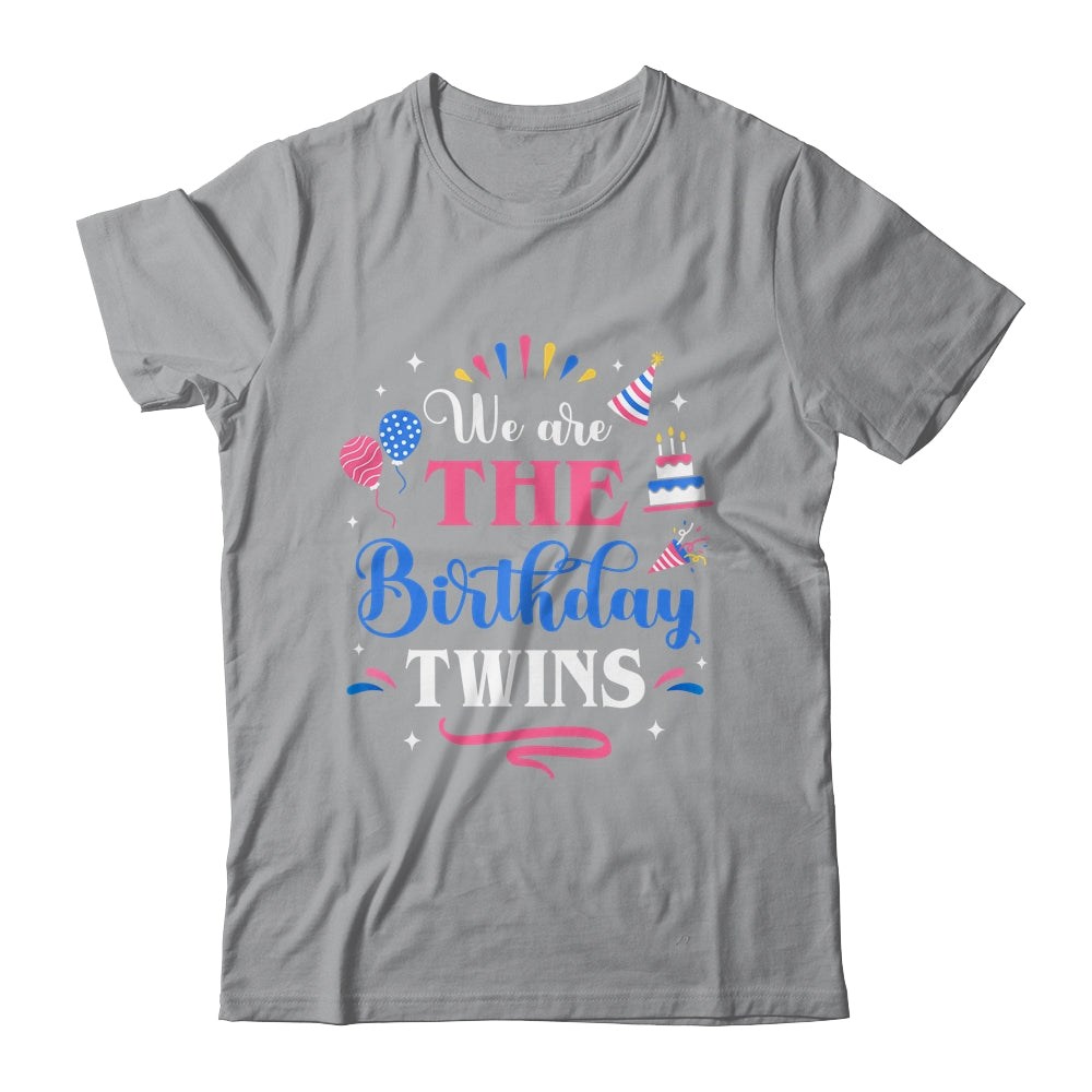 We Are The Birthday Twins Cute Twin Celebrate Matching Shirt & Tank Top | siriusteestore