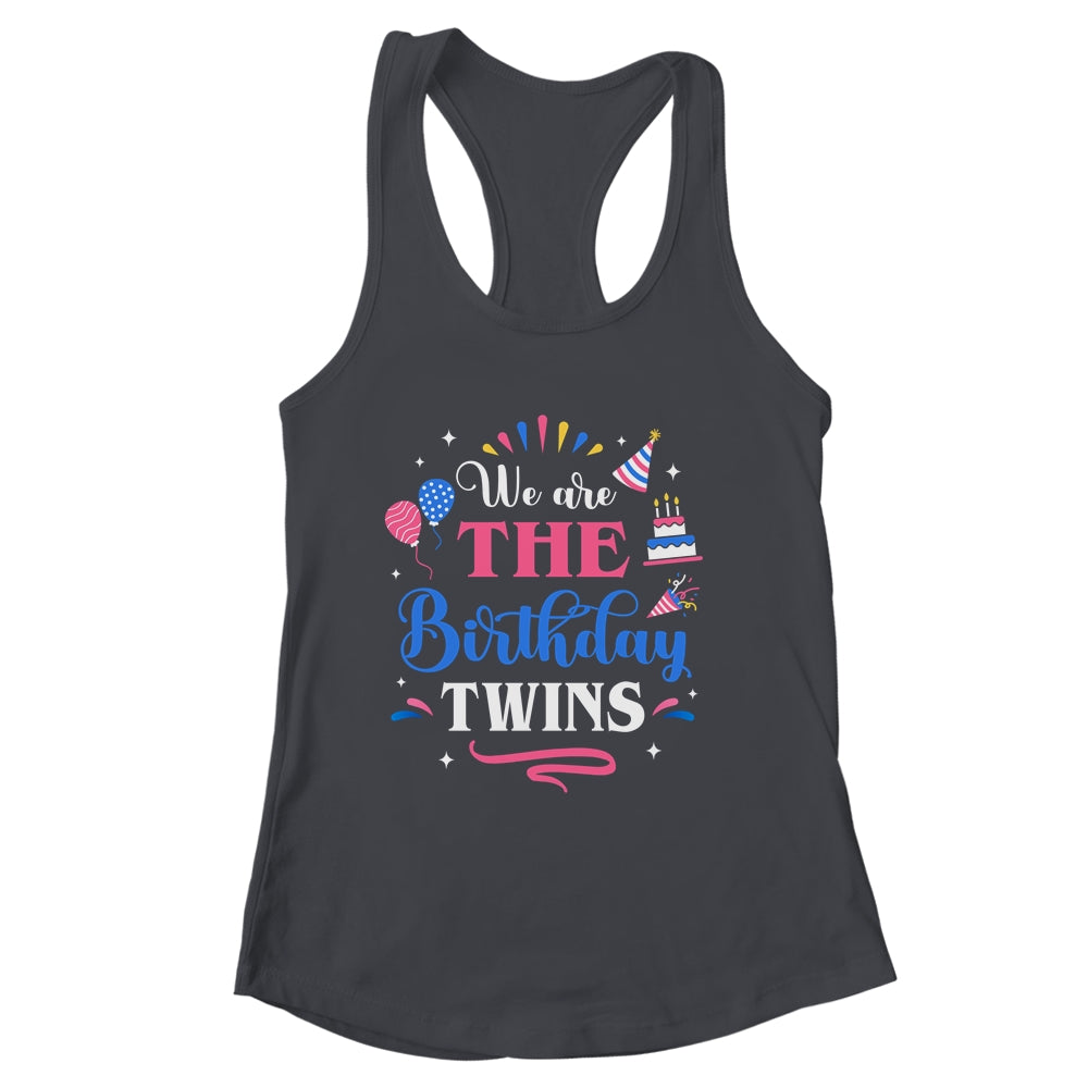 We Are The Birthday Twins Cute Twin Celebrate Matching Shirt & Tank Top | siriusteestore