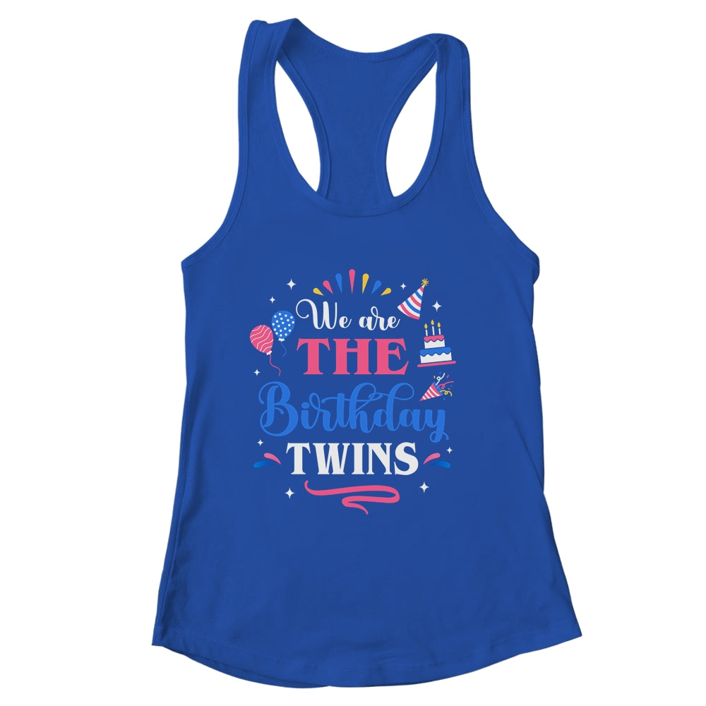 We Are The Birthday Twins Cute Twin Celebrate Matching Shirt & Tank Top | siriusteestore