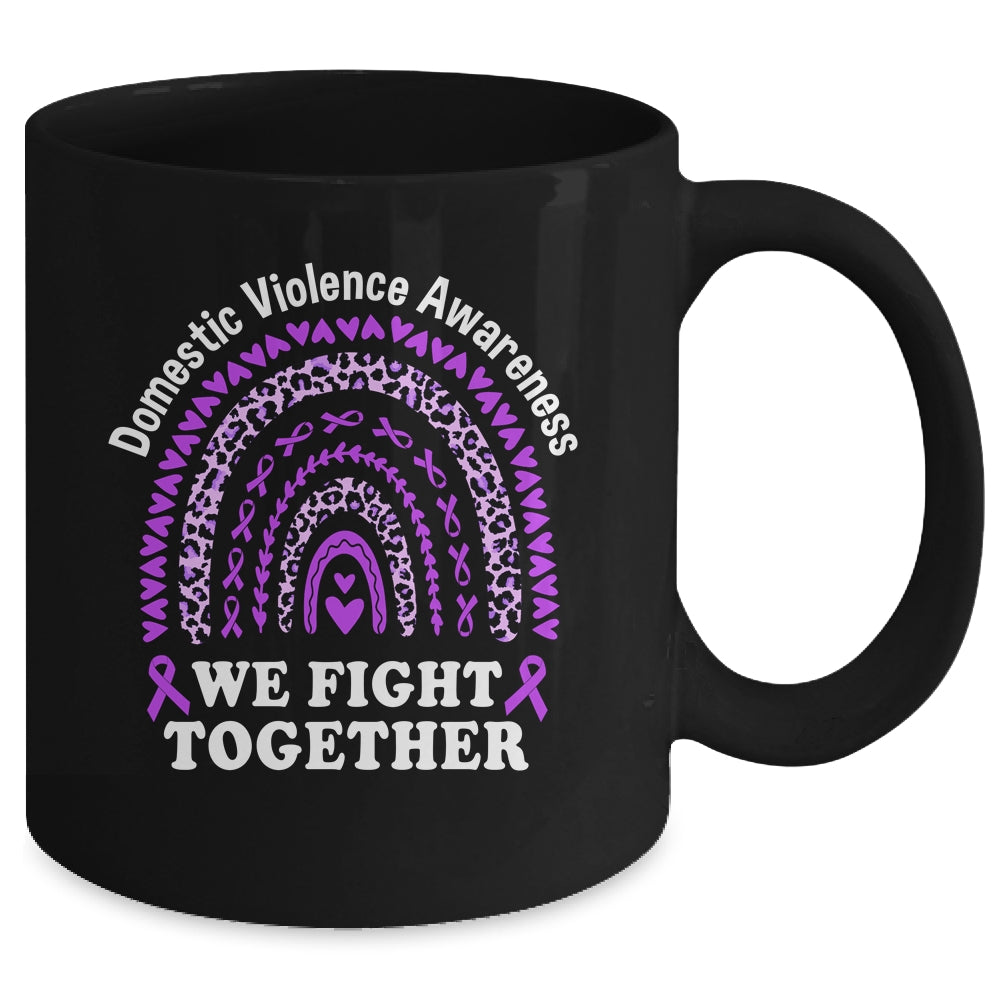 We Fight Together Domestic Violence Awareness Support Mug | siriusteestore