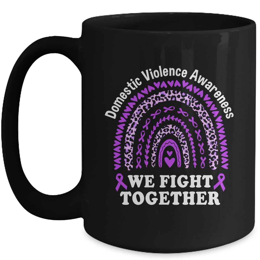 We Fight Together Domestic Violence Awareness Support Mug | siriusteestore