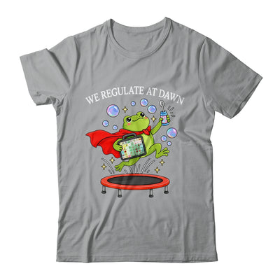 We Regulate At Dawn Frog Inclusion Neurodiversity Sped Team Shirt & Hoodie | siriusteestore