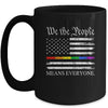 We The People Means Everyone Usa LGBT Equality USA Flag Mug | siriusteestore