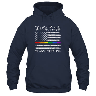 We The People Means Everyone Usa LGBT Equality USA Flag Shirt & Hoodie | siriusteestore
