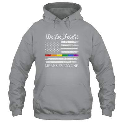We The People Means Everyone Usa LGBT Equality USA Flag Shirt & Hoodie | siriusteestore