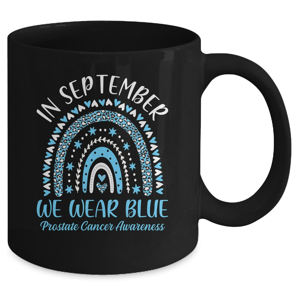 We Wear Light Blue Prostate Cancer Awareness Month Mug | siriusteestore