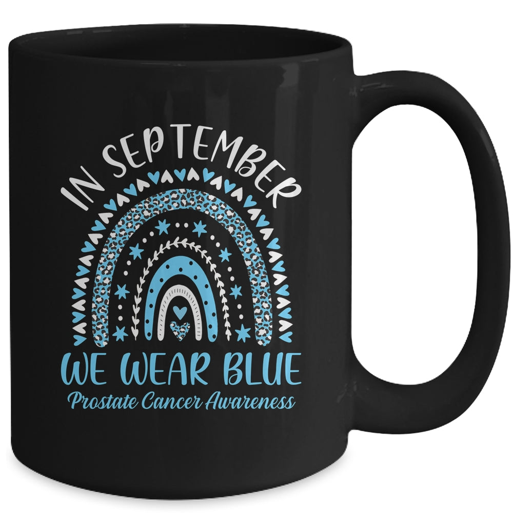We Wear Light Blue Prostate Cancer Awareness Month Mug | siriusteestore