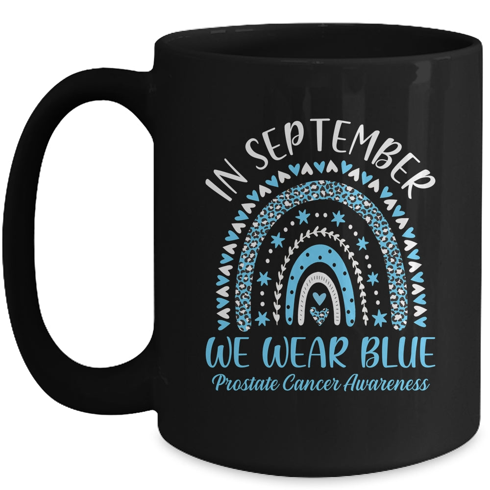 We Wear Light Blue Prostate Cancer Awareness Month Mug | siriusteestore