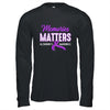 Wear Purple Support Alzheimer's Awareness Memories Matter Shirt & Hoodie | siriusteestore