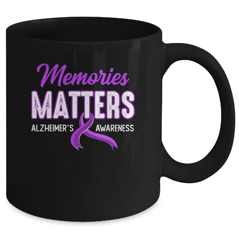 Wear Purple Support Alzheimer's Awareness Memories Matter Mug | siriusteestore