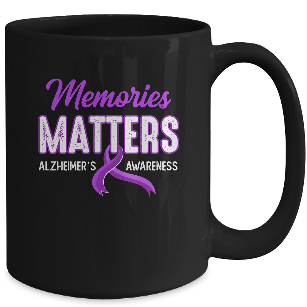 Wear Purple Support Alzheimer's Awareness Memories Matter Mug | siriusteestore