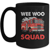 Wee Woo Squad Funny Firefighter Fire Truck Fireman Men Women Mug | siriusteestore