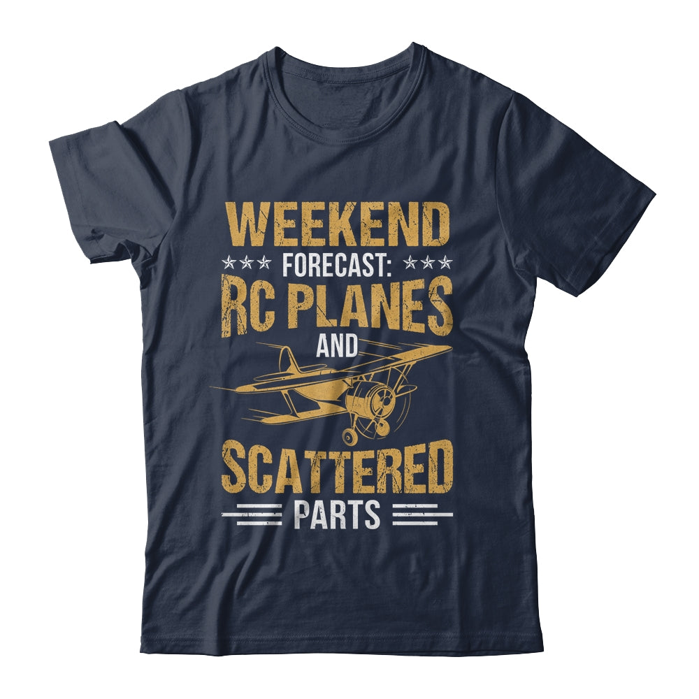 Weekend Forecast RC Planes And Scattered Parts Test Pilot Shirt & Hoodie | siriusteestore