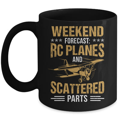 Weekend Forecast RC Planes And Scattered Parts Test Pilot Mug | siriusteestore