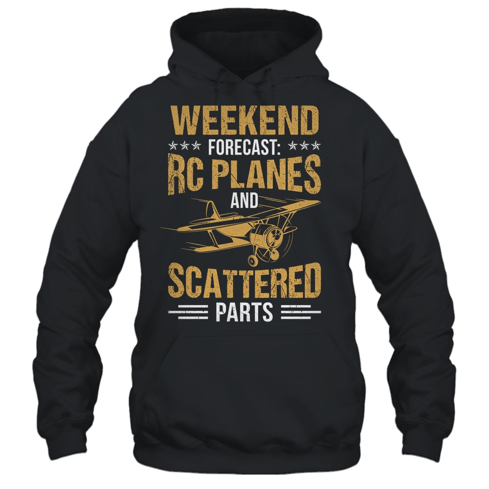 Weekend Forecast RC Planes And Scattered Parts Test Pilot Shirt & Hoodie | siriusteestore