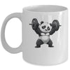 Weightlifting Panda Workout Bodybuilder Fitness Gym For Men Mug | siriusteestore